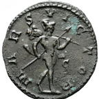 NUMERIANO (283-284 d.C.). Antoniniano de Lungdunum. RIC V-353. MBC.