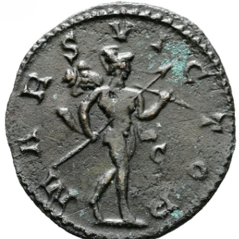 NUMERIANO (283-284 d.C.). Antoniniano de Lungdunum. RIC V-353. MBC.