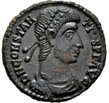 CONSTANCIO II. Follis. 337-361 d.C. Siscia. (Ric-243). EBC/EBC-