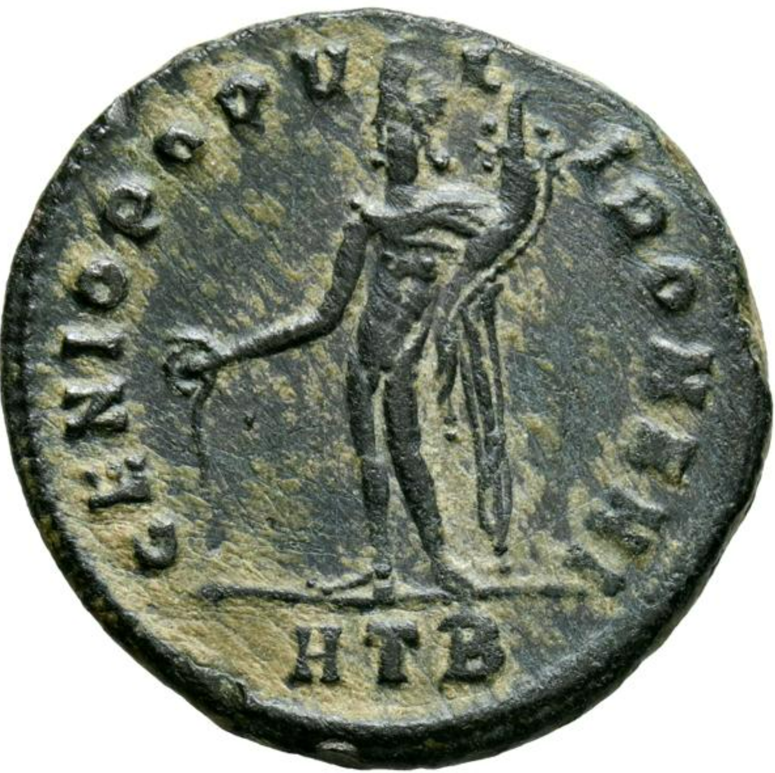 MAXIMIANO HERCULEO. Follis. (286-305 d.C.) Heráclea. (RIC 19a). MBC