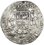 ISABEL Y ALBERTO. Patagón. Tournai. 1616. MBC-