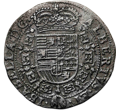 ISABEL Y ALBERTO. Jetón. Bruselas. 1621. MBC-/BC+