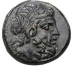 Ponto. Amisos. Época de MITRÍDATES VI EUPÁTOR. Eupátor (circa 105-90 o 90-85 a.C.). Bronce.