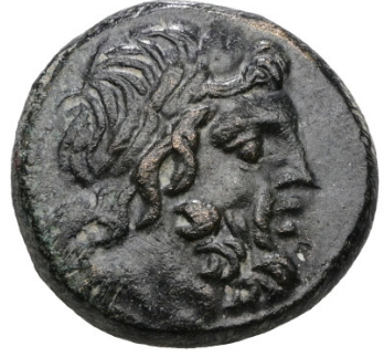 Ponto. Amisos. Época de MITRÍDATES VI EUPÁTOR. Eupátor (circa 105-90 o 90-85 a.C.). Bronce.