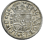 Carlos III (1759-1788). 2 reales. 1761. Sevilla. JV. MBC+