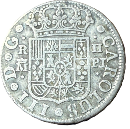 CARLOS III. 2 Reales. 1766. Madrid. MBC
