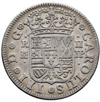 Carlos III (1759-1788). 2 reales. 1760. Madrid. JP. MBC