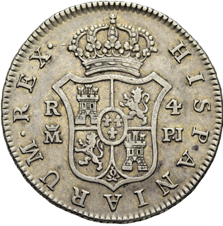 CARLOS III. Madrid. 4 reales. 1779. PJ. Atractivo ejemplar. MBC+