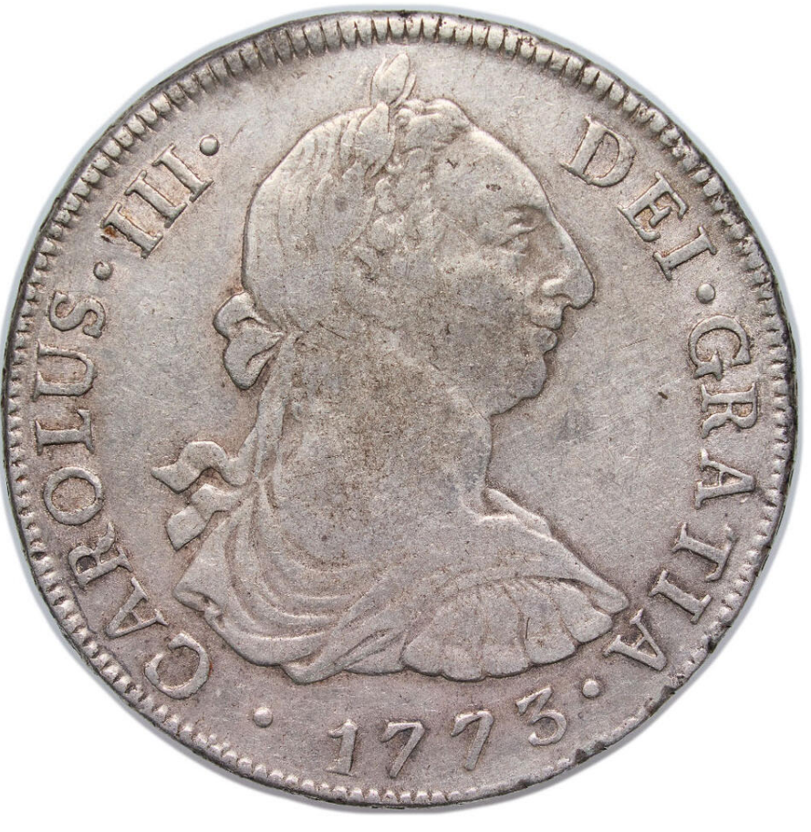 CARLOS III. 8 Reales. Lima JM. 1773. EBC