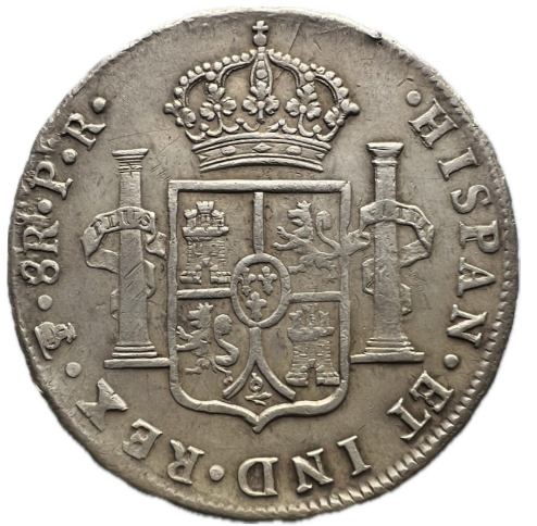 CARLOS III. 8 reales. Potosí PR. 1788. MBC/MBC+