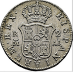 CARLOS IV. Madrid. 2 reales. 1808. AI. MBC/MBC+