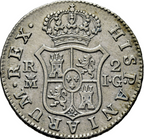 CARLOS IV. Madrid. 2 reales. 1808. IG. EBC+. Atractivo ejemplar