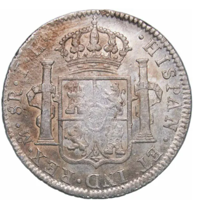 CARLOS IV. 8 Reales. México TH. 1804