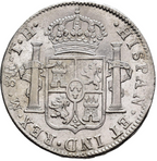 CARLOS IV. 8 reales. 1808. México. TH. MBC+/EBC-.