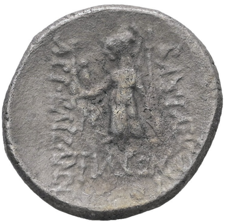 ARIOBARZANES I FILORROMANO (65/64 a.C.). Eusebeia. Año regio 31. BC+