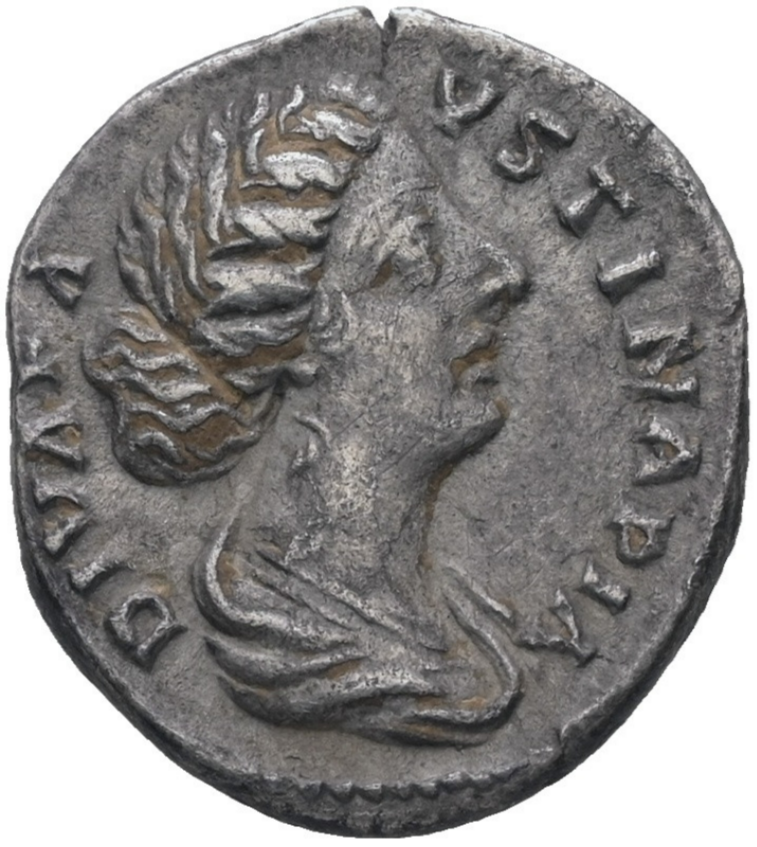 DIVA FAUSTINA (138-140 dC). Denario. Roma. RIC-384a. MBC