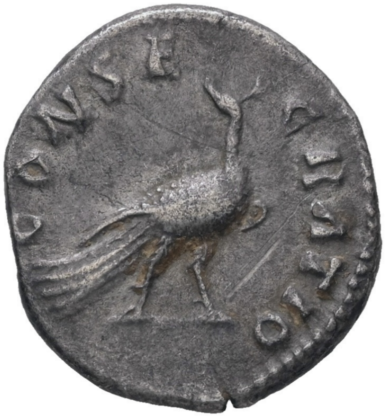 DIVA FAUSTINA (138-140 dC). Denario. Roma. RIC-384a. MBC
