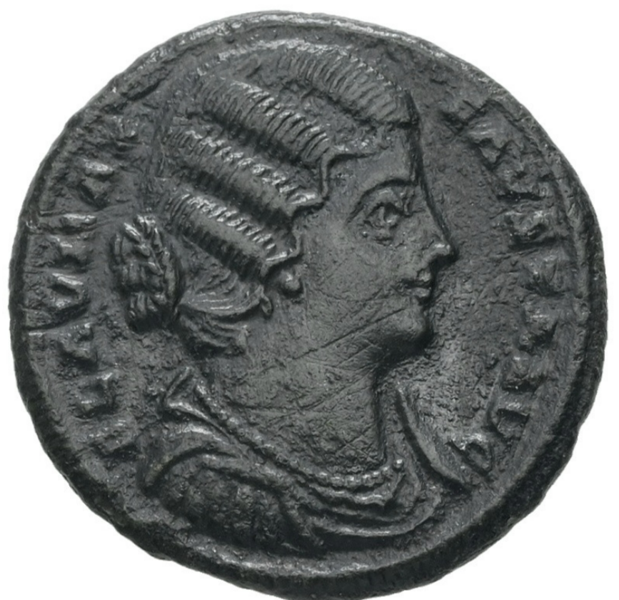 FAUSTA (324-326 dC). Follis de bronce. Siscia. RIC-205. MBC