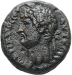 ADRIANO (135/6 dC). Tetradacma de Alejandría (Egipto). RARA. Solo 3 ejemplares conocidos. MBC