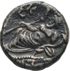 ADRIANO (135/6 dC). Tetradacma de Alejandría (Egipto). RARA. Solo 3 ejemplares conocidos. MBC