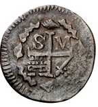 FERNANDO VII. 1/4 de real. 1820 Santa Marta. MBC