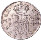 FERNANDO VII (1808 (1813) - 1833). 2 reales. 1811. Cádiz C.I. (C coronada). MBC+
