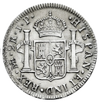 FERNANDO VII (1808-1833). 2 reales. 1818. Lima JP. MBC+