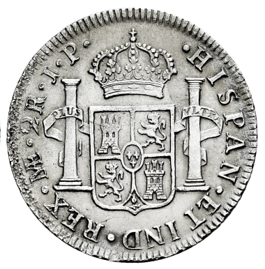 FERNANDO VII (1808-1833). 2 reales. 1818. Lima JP. MBC+