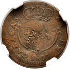 FERNANDO VII (1808-1833). 1/4 real. 1817. Caracas. Resellada. VF-35 (MBC+).