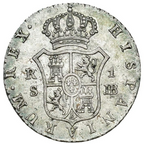 FERNANDO VII. 1 Real. Sevilla. 1833. JB. Pátina. Escasa así. EBC-/MBC+