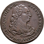 CARLOS IV (1788-1808). Medalla Proclamación en Carmona (Sevilla). 1789. MBC+