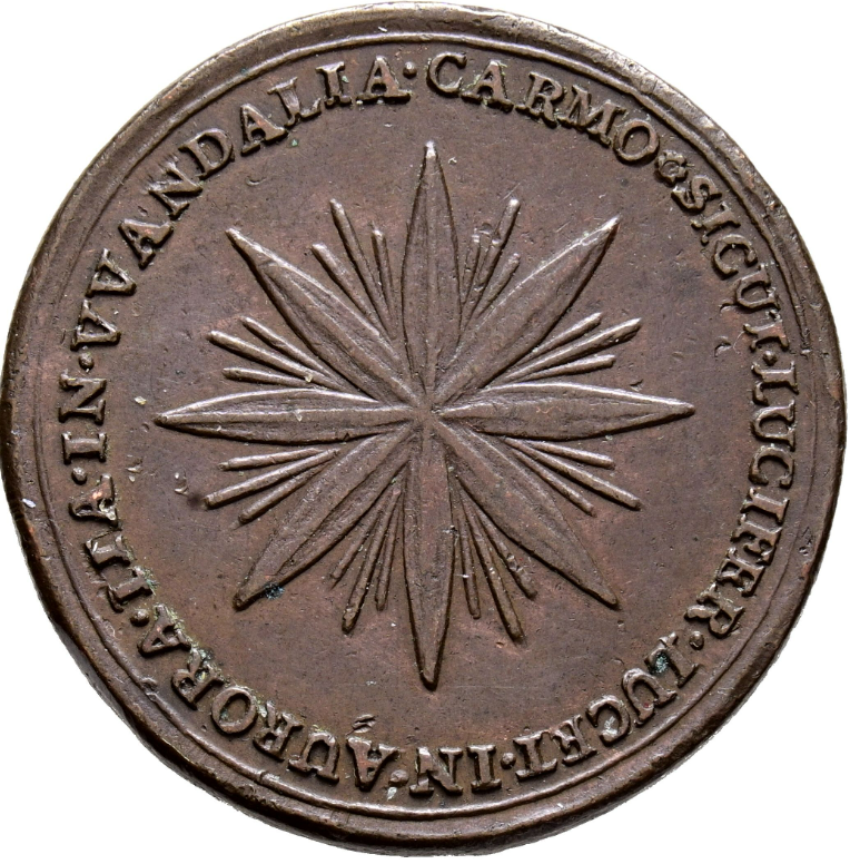CARLOS IV (1788-1808). Medalla Proclamación en Carmona (Sevilla). 1789. MBC+