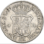 JOSÉ NAPOLEÓN (1808-1813). 4 Reales. 1812. Sevilla. LA. MBC. Escasa