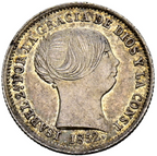 ISABEL II (1833-1868). 1 Real. 1852. Madrid. EBC. Pátina.