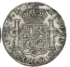 FERNANDO VII. 8 Reales. 1818. Potosí PJ. Bolivia.