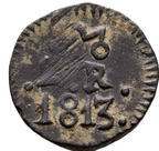 FERNANDO VII (1808-1833). 2 Reales. 1813. Morelos. MBC-