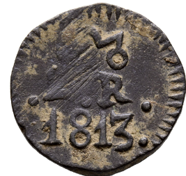 FERNANDO VII (1808-1833). 2 Reales. 1813. Morelos. MBC-