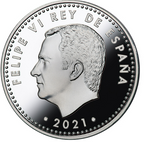 FNMT. 2021. 10€ plata. 800 años Catedral de Burgos