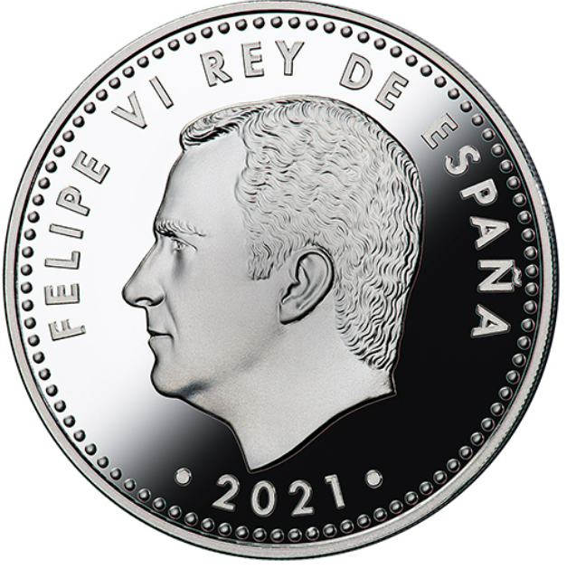 FNMT. 2021. 10€ plata. 800 años Catedral de Burgos