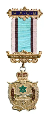 Gran Bretaña, Reino Unido, Medalla Masónica 1988 - Medalla "Servicios Prestados". SC