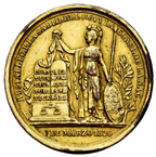 Fernando VII (1808-1833). 1820. Restablecimiento de la Constitución. Rara en este tamaño. MBC+