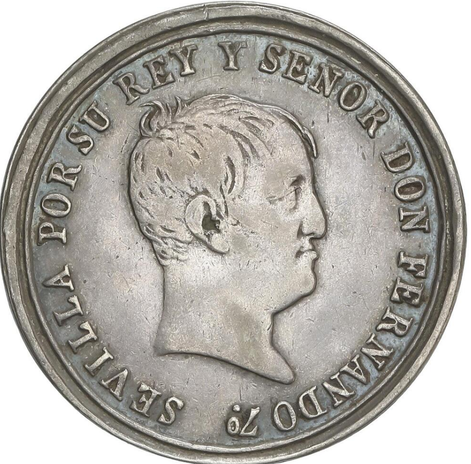 FERNANDO VII.  Restauración del Absolutismo. 1823. SEVILLA. MBC