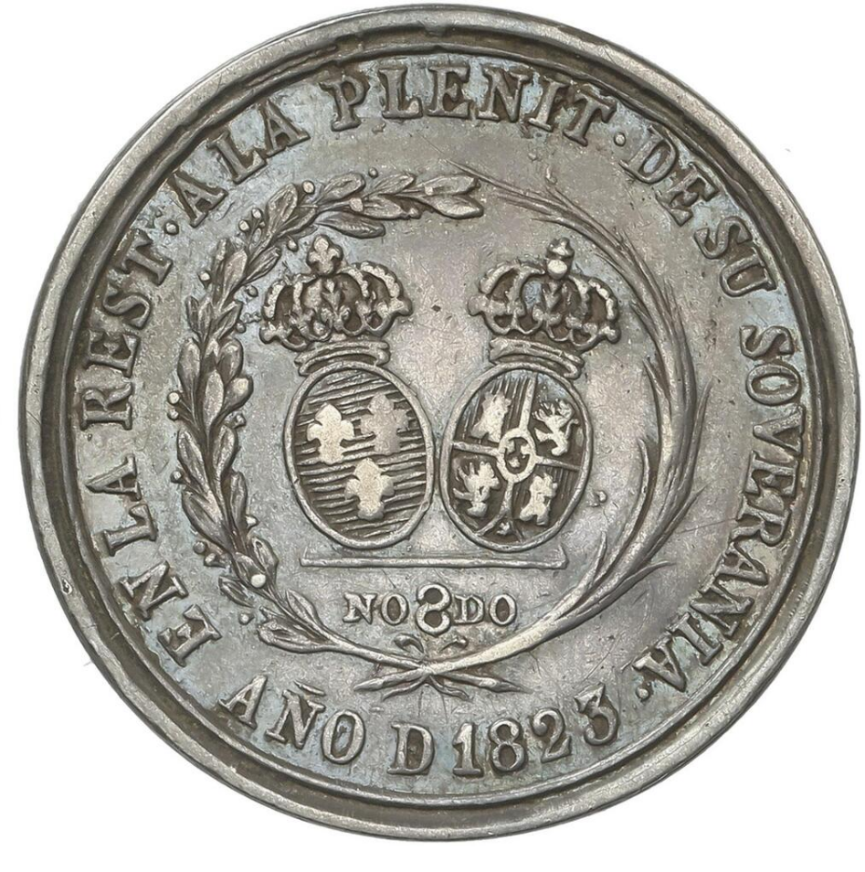 FERNANDO VII.  Restauración del Absolutismo. 1823. SEVILLA. MBC