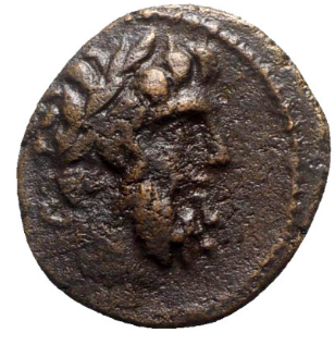 Coele-Siria, Calcis al Líbano. PTOLOMEO (Tetrarca, circa 85-40 a.C.)