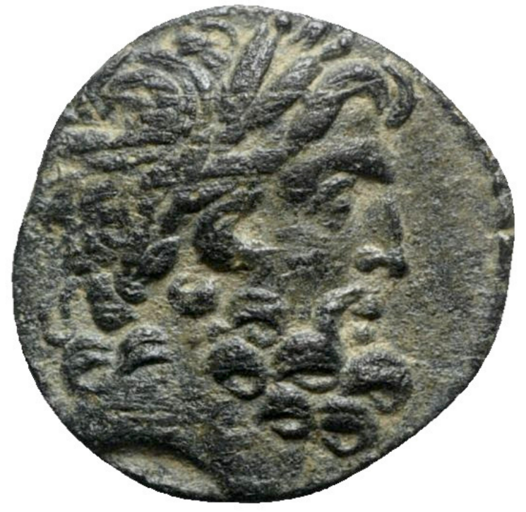 SELEUCIS Y PIERIA. ANTIOQUÍA. emisión cívica, circa siglo I a.C. Trichalkon