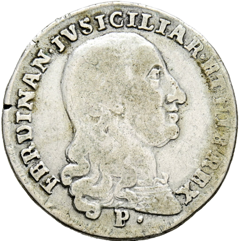 FERNANDO IV (Infante de España). (1759-1816). 20 Grana. Nápoles. Escasa.
