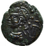 Reyes de Elymais. Orodes IV (c. 150-200 dC.). Dracma de bronce.