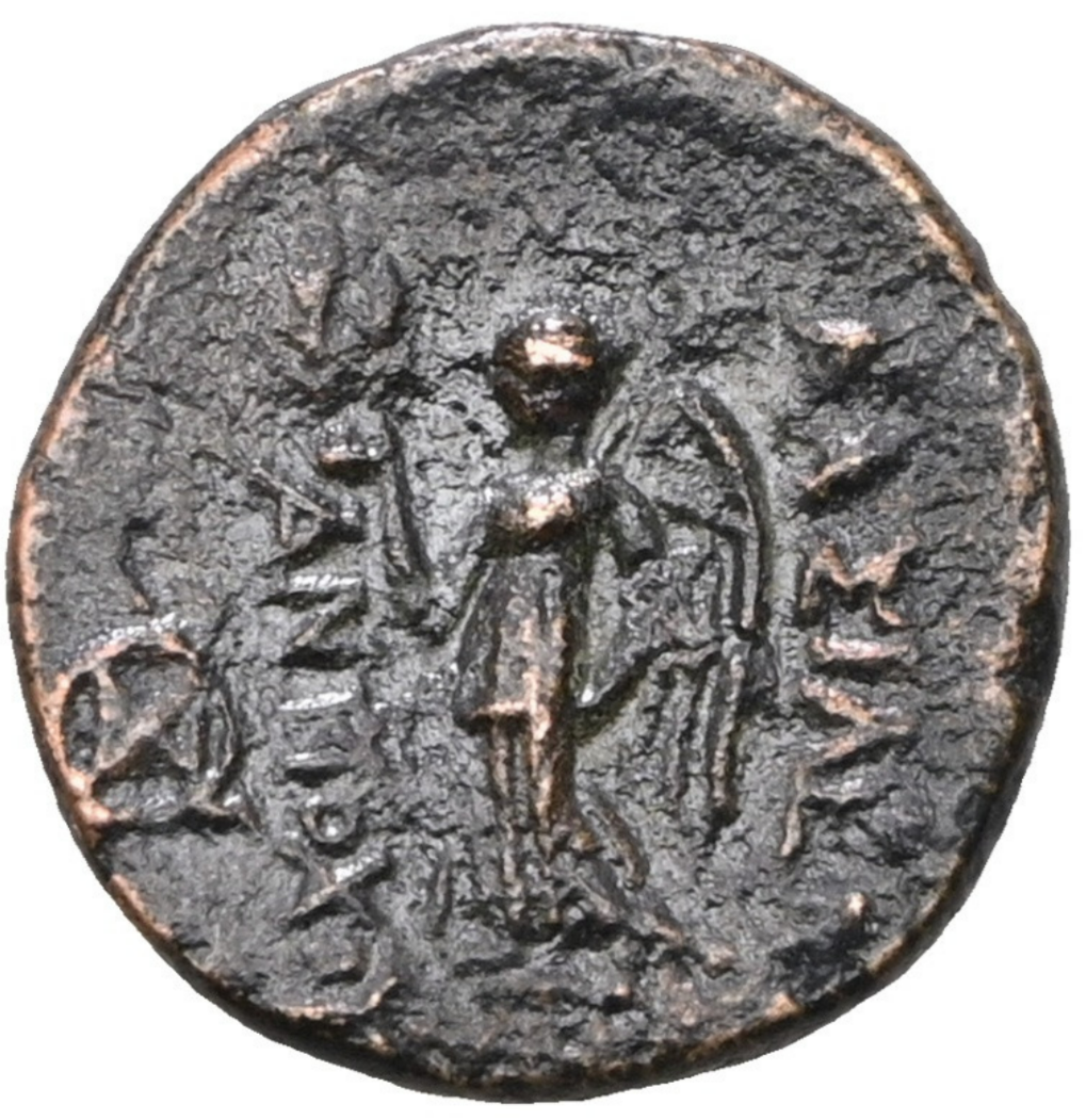 ANTIOCO I SÓTER  (281‑261 a. C.). Cobre de Esmirna o Sardes. REY 2