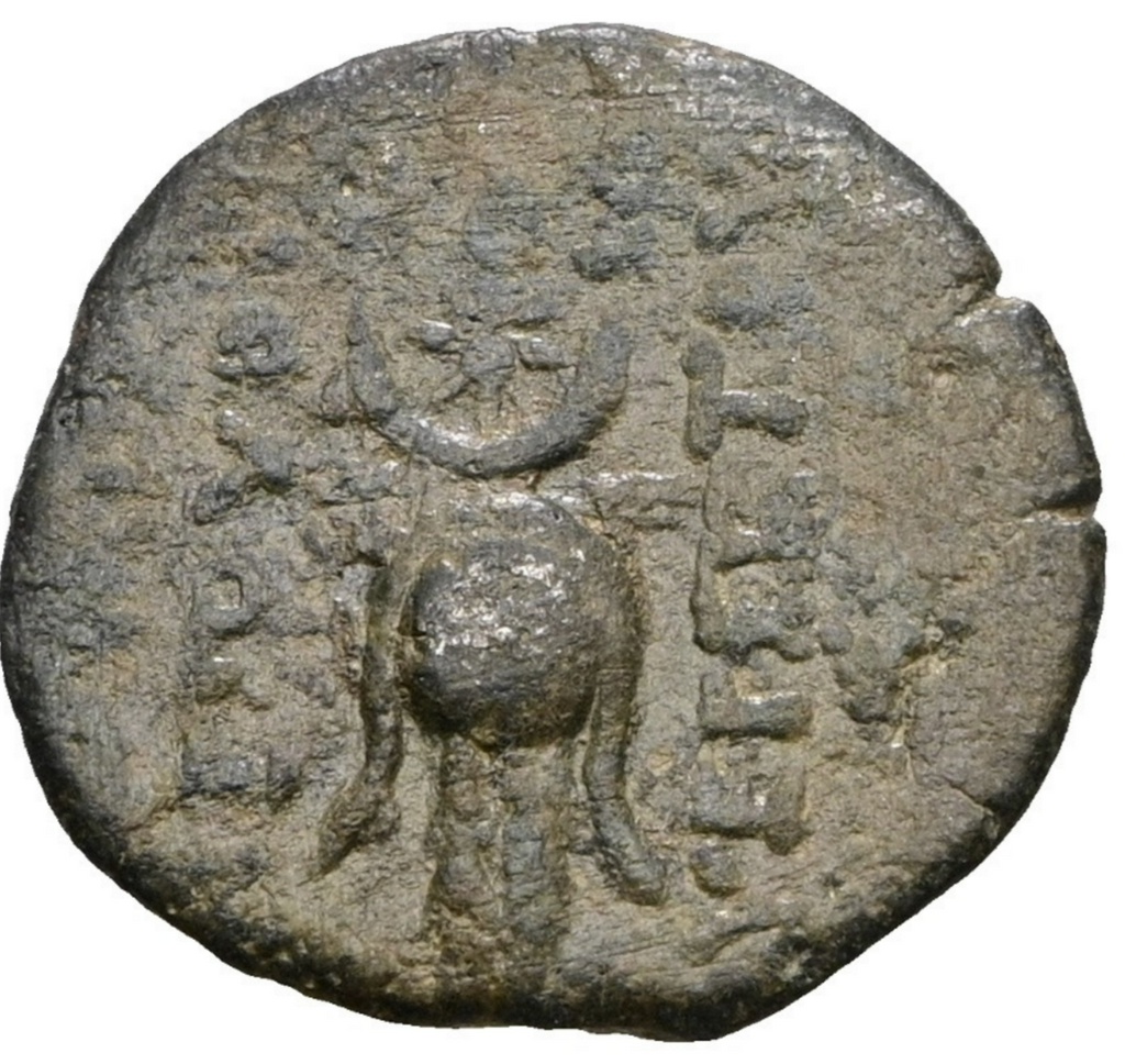 ANTÍOCO VII EVERGETES (Sidetes) (138‑129 a. C.). AE. Antioquía.