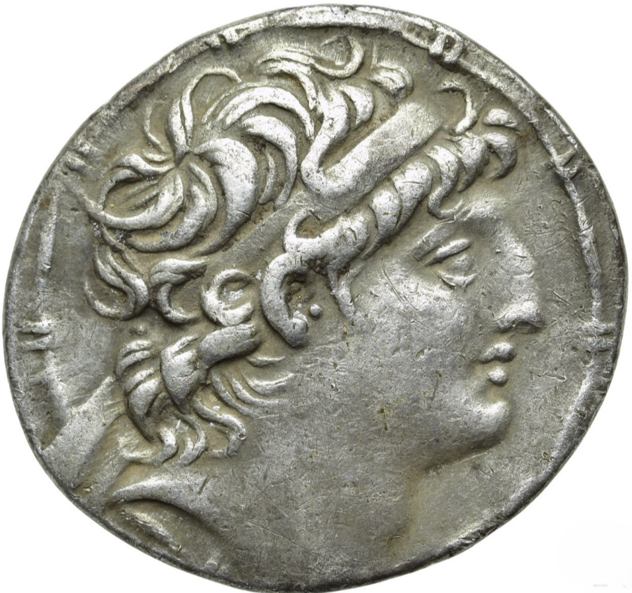 ANTÍOCO VIII EPÍFANES (121/0-97/6 a.C.). TETRADRACMA.